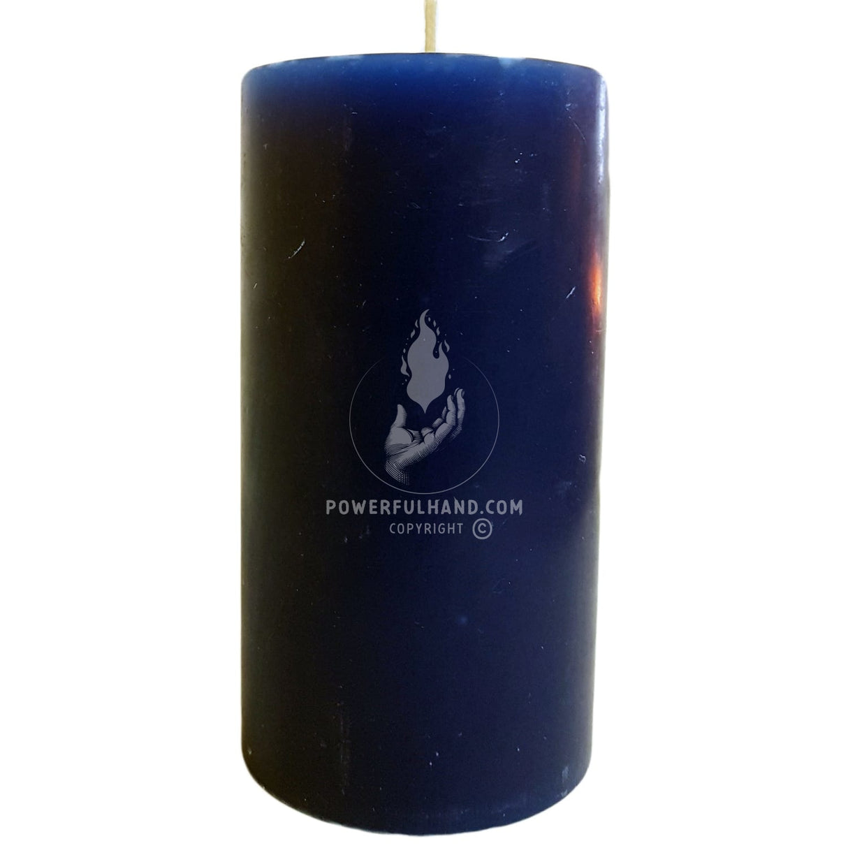 Blue Pillar Candle (3x6")