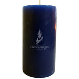 Blue Pillar Candle (3x6")