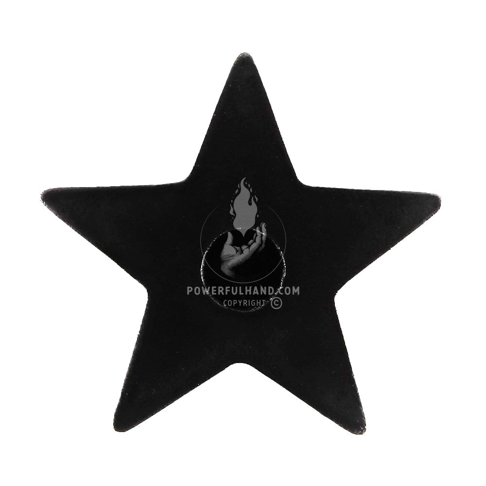 Black Star Spell Candle Holder