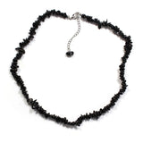 Collier de puces de tourmaline noire