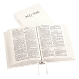 Royal Ruby Text Presentation Bible (White Hardback)