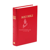 Royal Ruby Text Presentation Bible (Red Hardback)