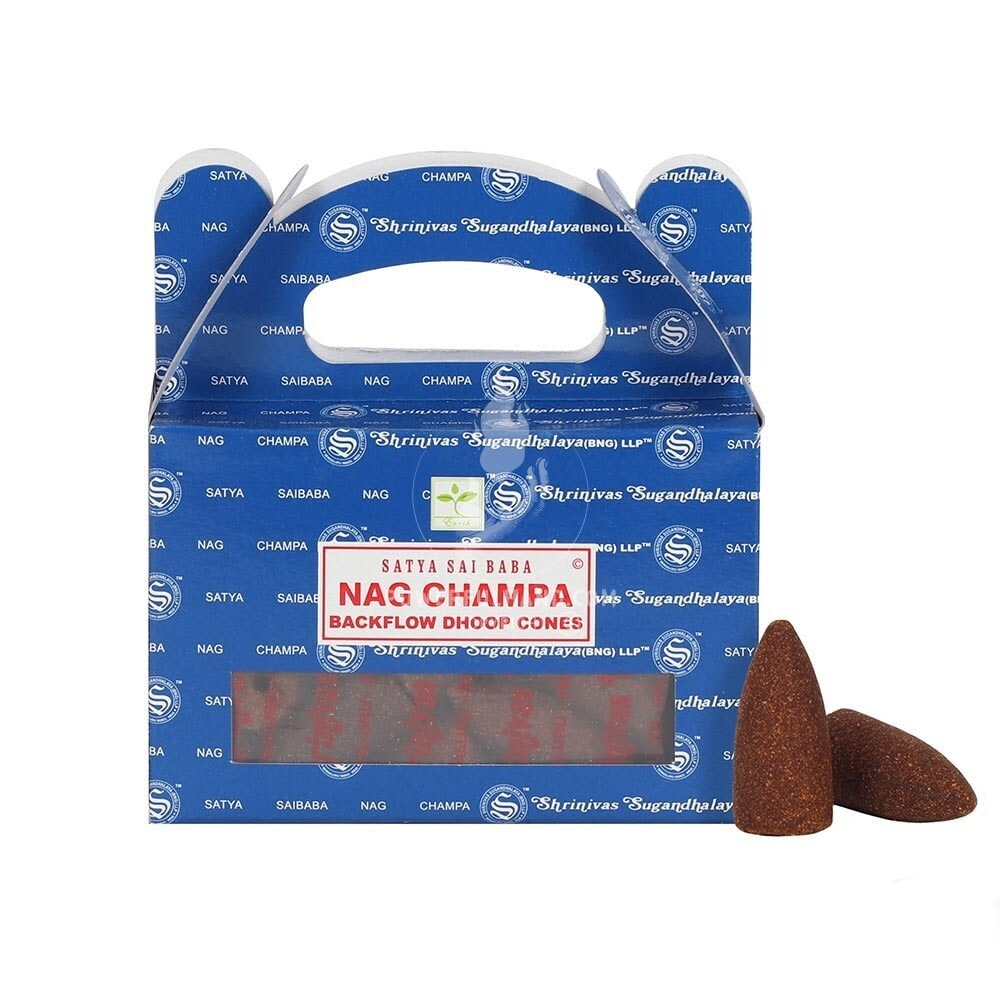 Cones Dhoop de refluxo Satya Nag Champa