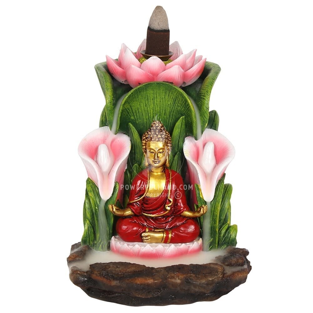 Colourful Buddha Backflow Incense Burner