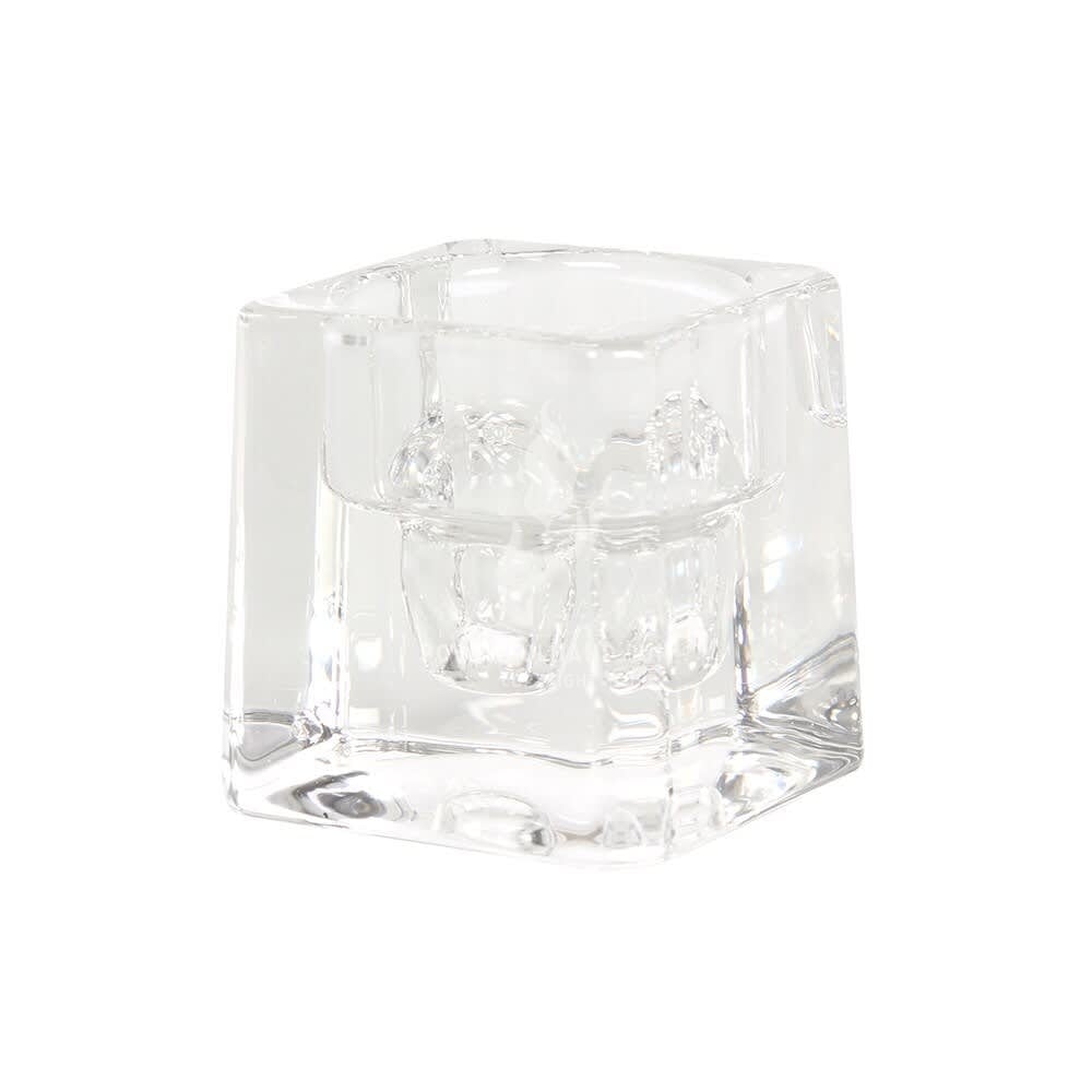 Bougeoir Cube en Verre