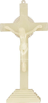 Luminous Plastic Standing Crucifix (16.5cm)