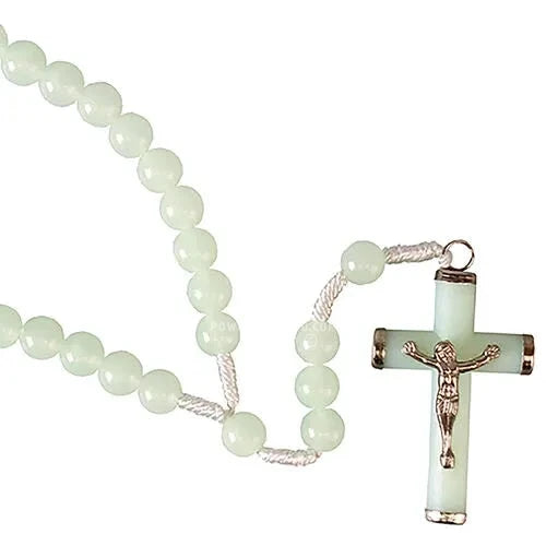 Plastic Luminous Corded Rosary