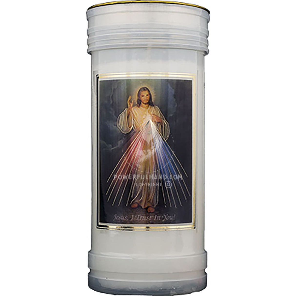 Divine Mercy Pillar Candle