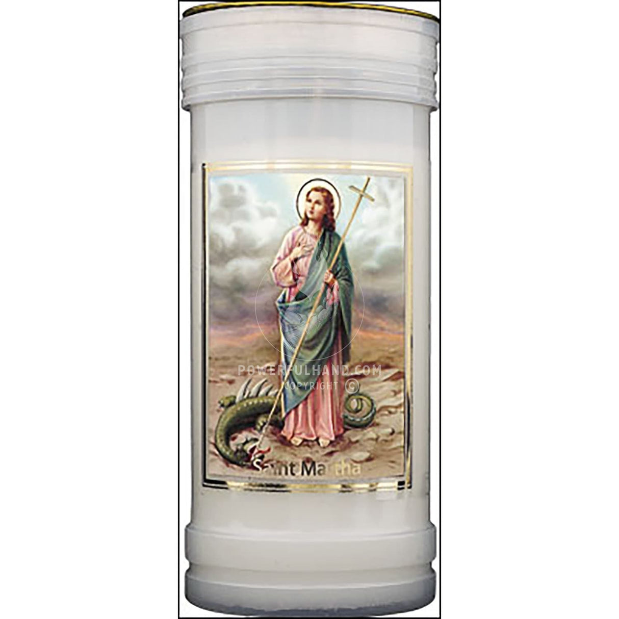 Saint Martha Pillar Candle