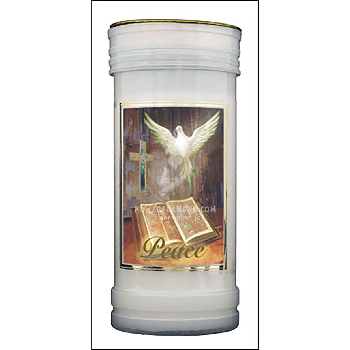 Peace Pillar Candle