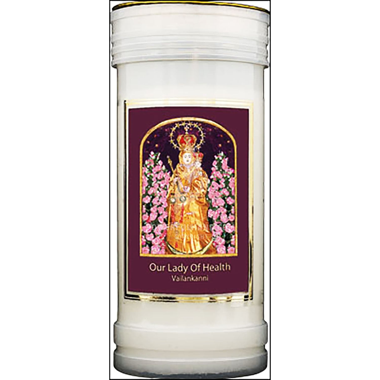 Our Lady of Health Pillar Candle