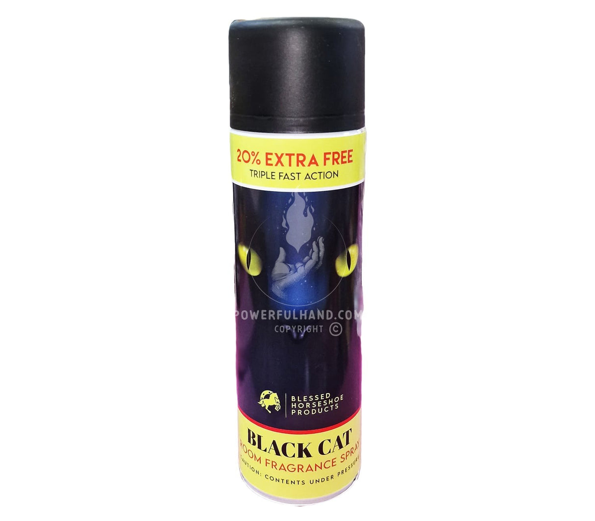 Spray aerossol de gato preto