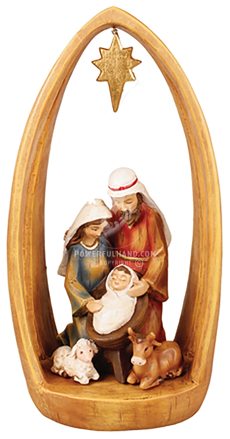 Arch Star Nativity Set