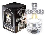 Glass Cross Tea Light Holder