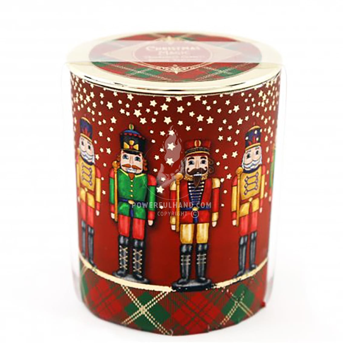 Christmas Nutcracker Candle Pot