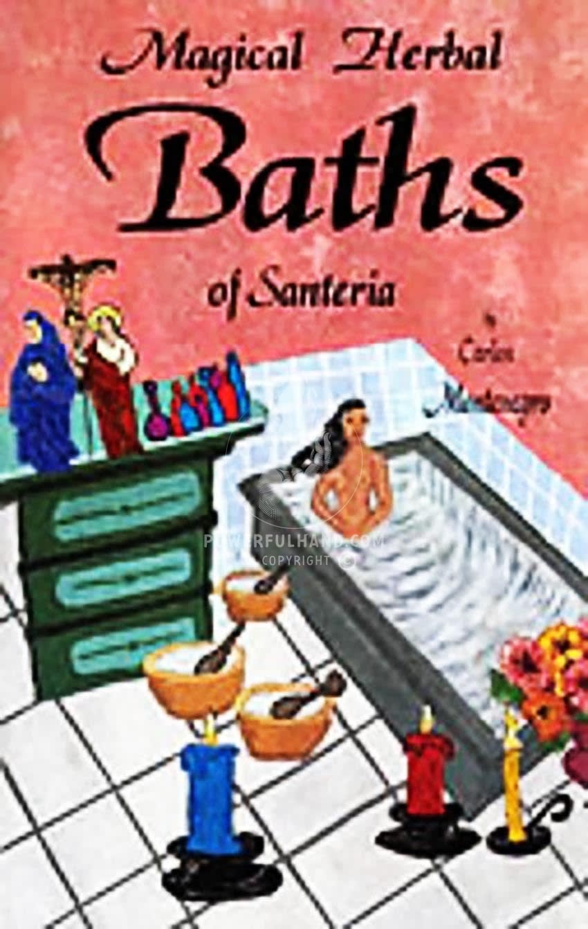 Livre des bains magiques aux herbes de Santeria