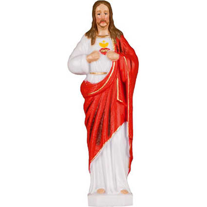 Sacred Heart Plastic Statue