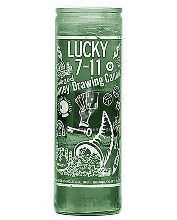 Lucky 7-11 Crusader Candle