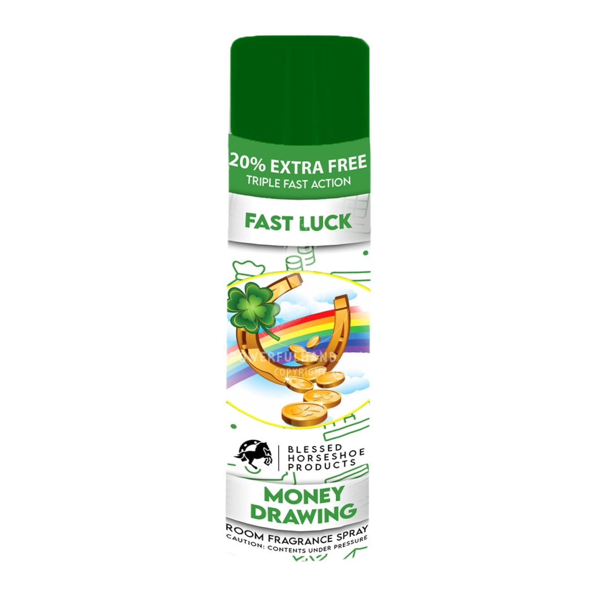 Spray aérosol pour dessin d'argent Fast Luck