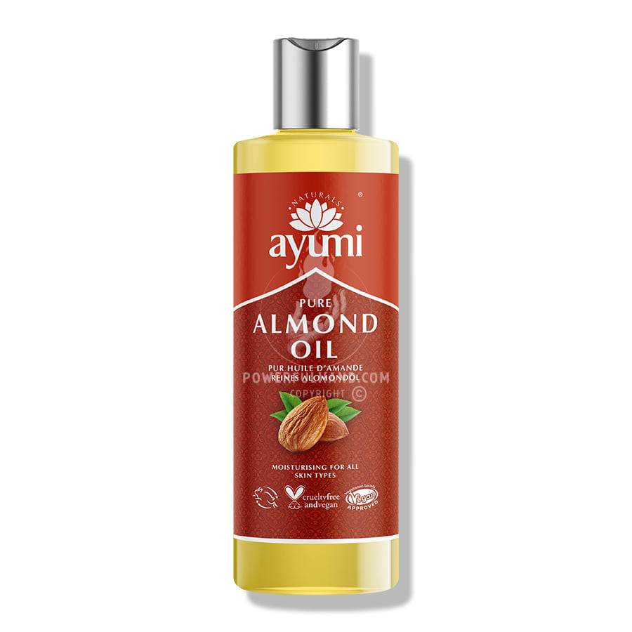 Huile d'amande 100 % pure Ayumi (250 ml)