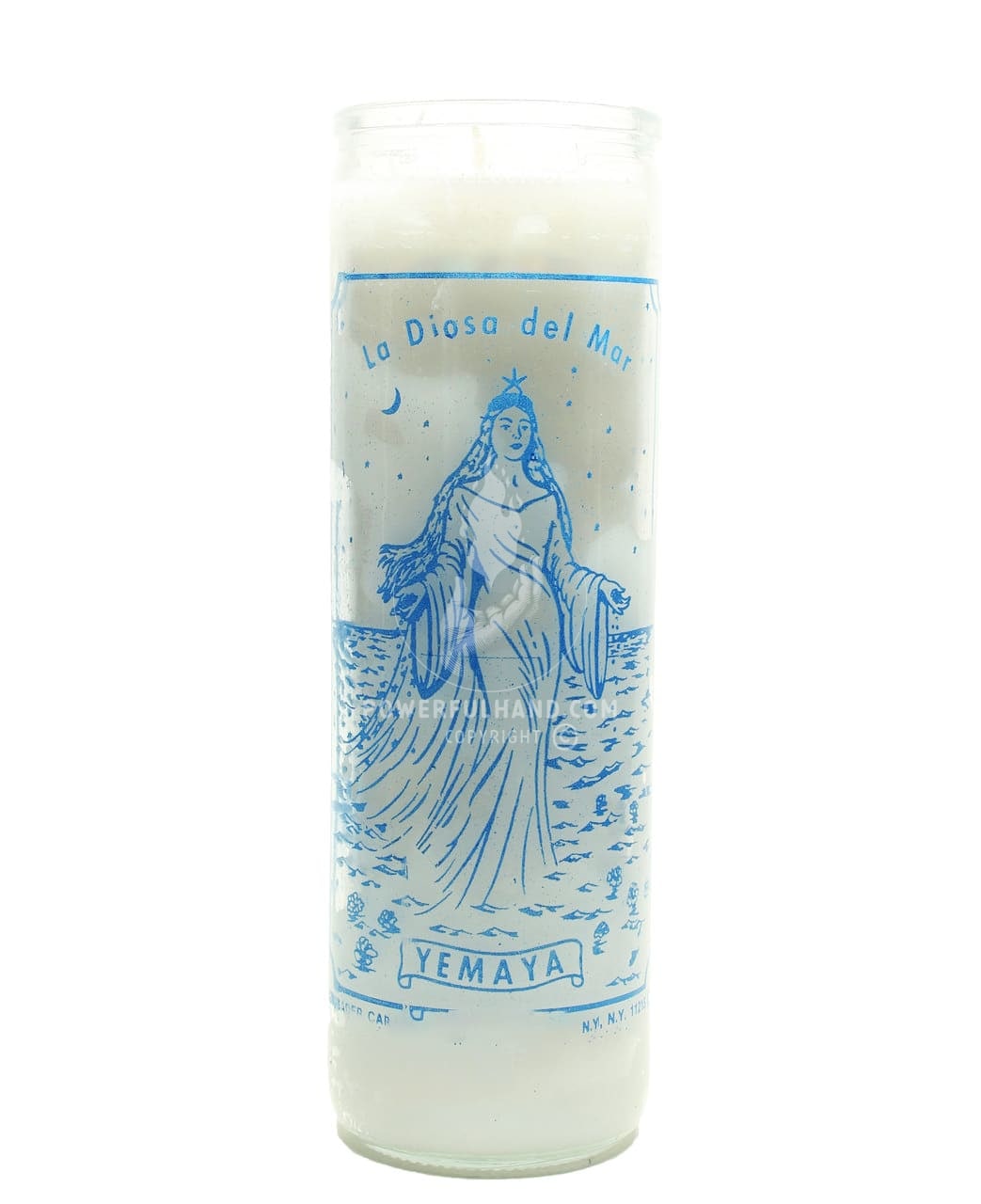 Yemaya La Diosa Del Mar Crusader Candle