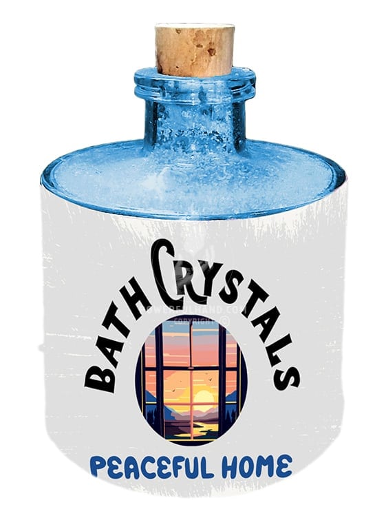 Peaceful Home Bath Salt Crystals