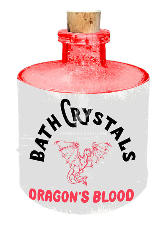 Dragon's Blood Bath Salt Crystals