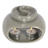 Grey Double Oil Burner