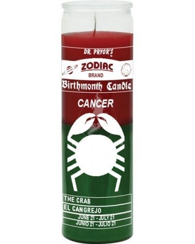 Cancer Birth Sign Candle