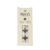 Prices White Tealights 10 Pack