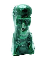 Green Skull Image Candle