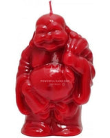 Bougie Bouddha Rouge Debout