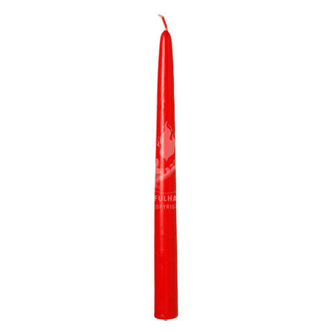 Bougie conique rouge de 10 po