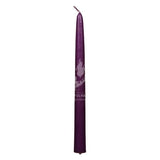 10" Purple Taper Candle