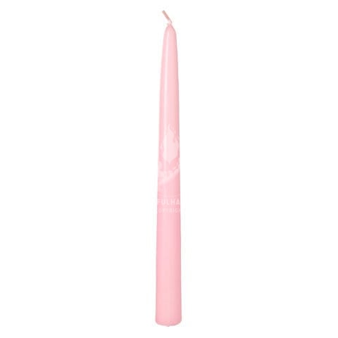 10" Pink Taper Candle