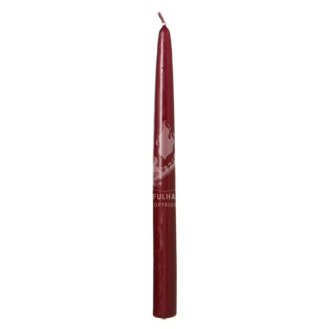 10" Wine Red Taper Candle