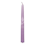 Bougie conique lilas de 10 po