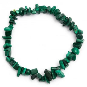 Malachite Chip Bracelet Powerfulhand.com