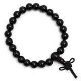 Bracelet de puissance en onyx noir