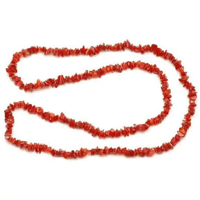 Carnelian Chip Necklace Powerfulhand.com