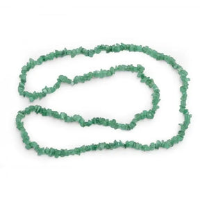 Green Aventurine Chip Necklace Powerfulhand.com