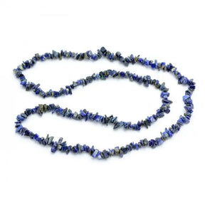 Lapis Lazuli Chip Necklace Powerfulhand.com