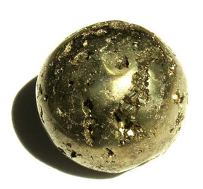 Pyrite Tumbled Stone Powerfulhand.com