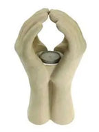 Praying Hands Tealight Holder Powerfulhand.com