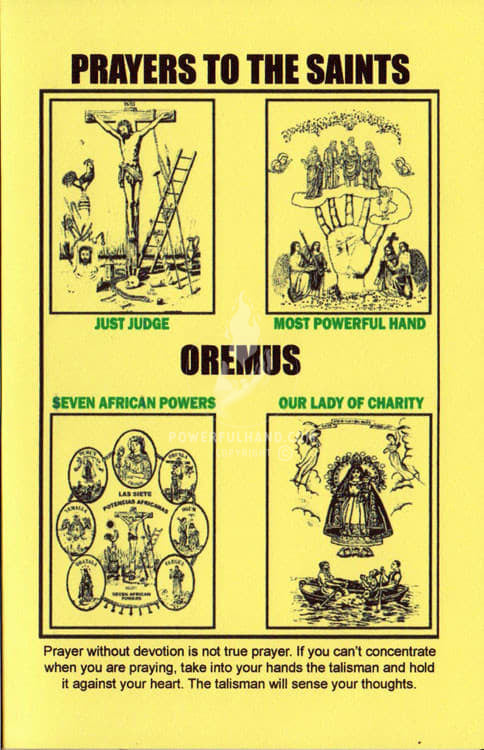 Livro de orações aos santos