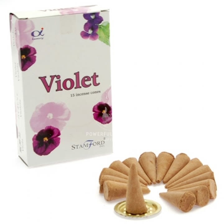 Violet Incense Cones