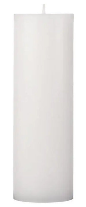 White Pillar Candle (2x6") Powerfulhand.com