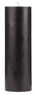 Black Pillar Candle (2x6") Powerfulhand.com