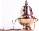 Large Brass Hanging Incense Burner