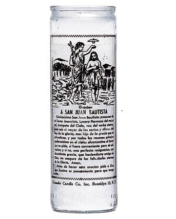 John the Baptist Crusader Candle